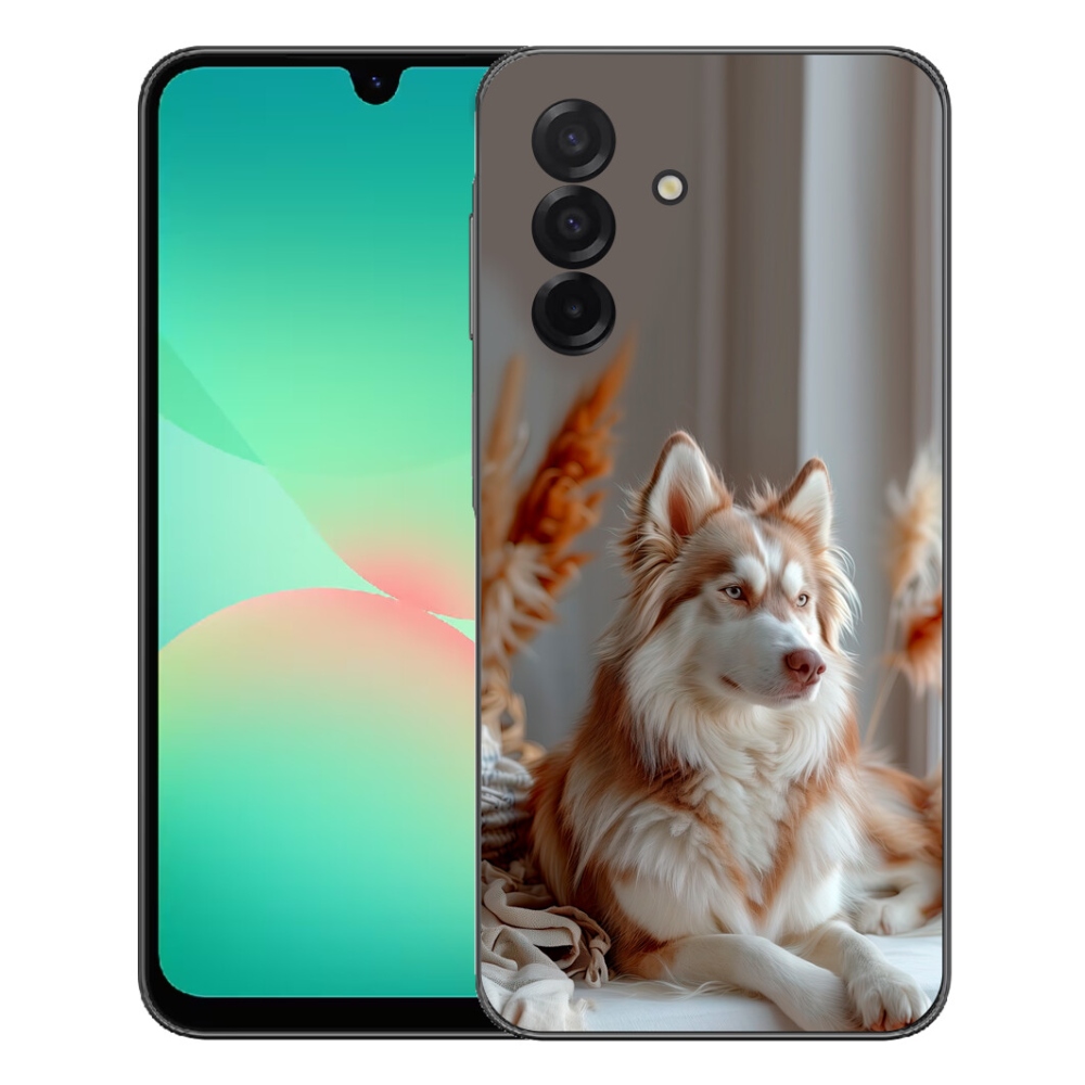 mmCase gél tok a Samsung Galaxy A27 5G-hez – nyugodt szibériai husky