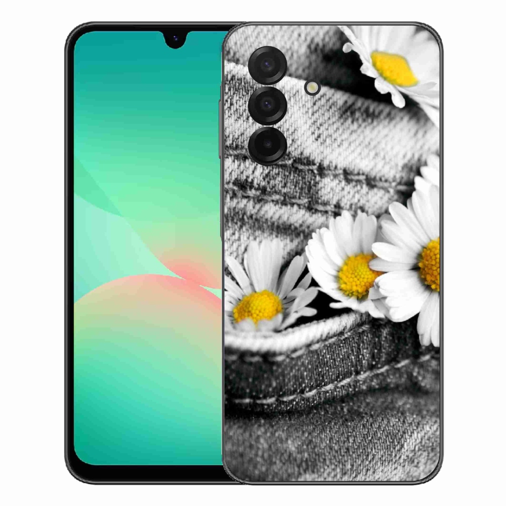 Zselés borítás mmCase Samsung Galaxy A27 5G - margarétás - Samsung Galaxy A27 5G - margarétás