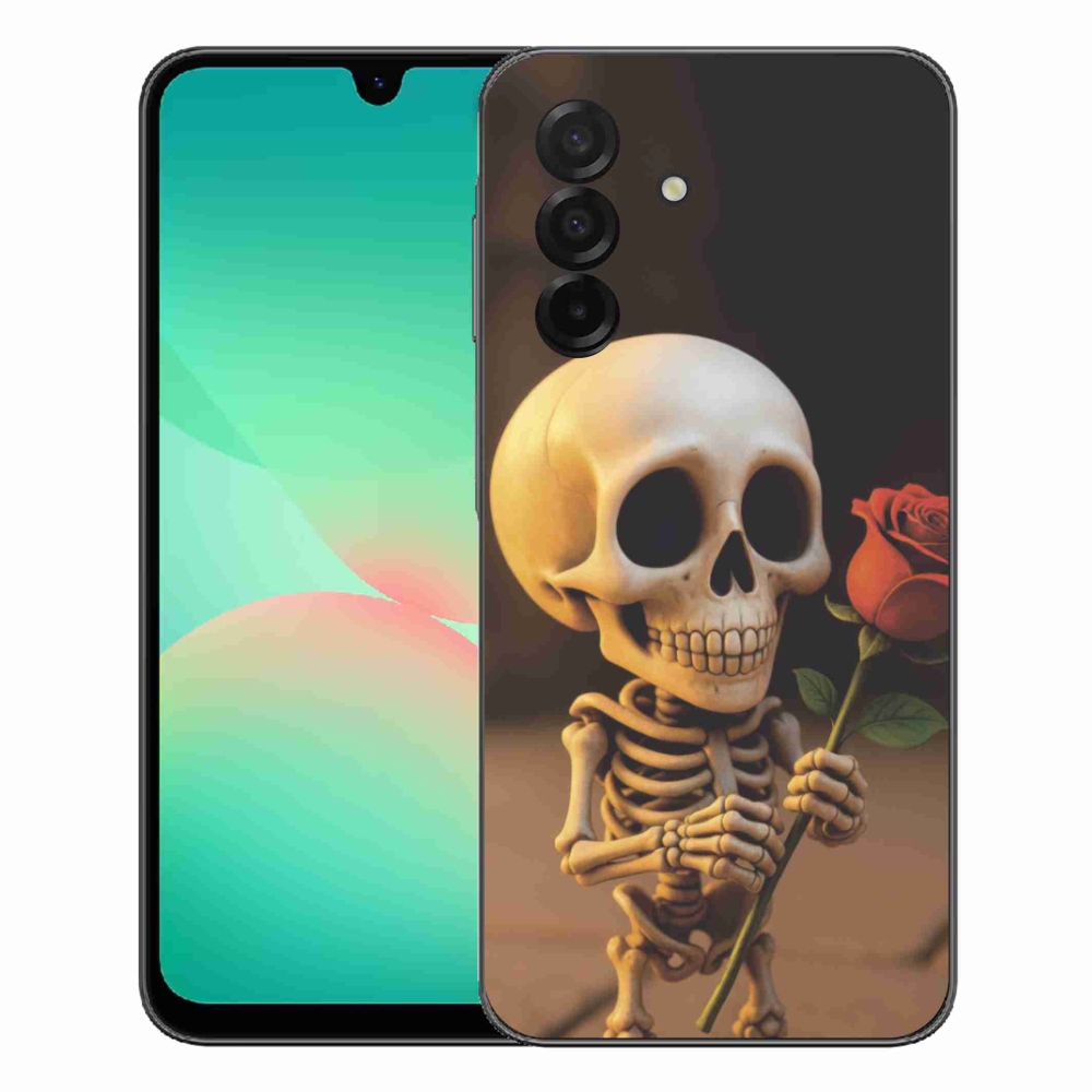 mmCase gél tok a Samsung Galaxy A27 5G-hez – csontváz rózsával