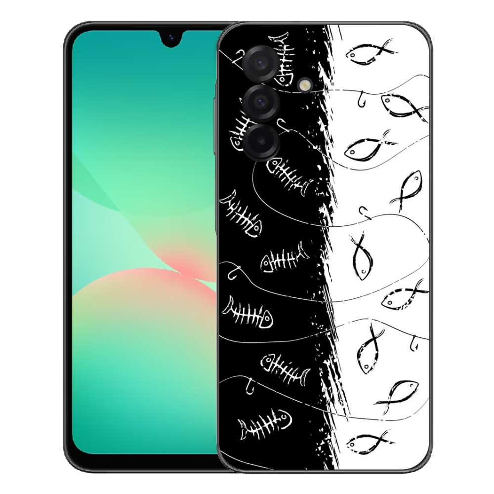 mmCase gél tok a Samsung Galaxy A27 5G-hez – csontvázak és halak