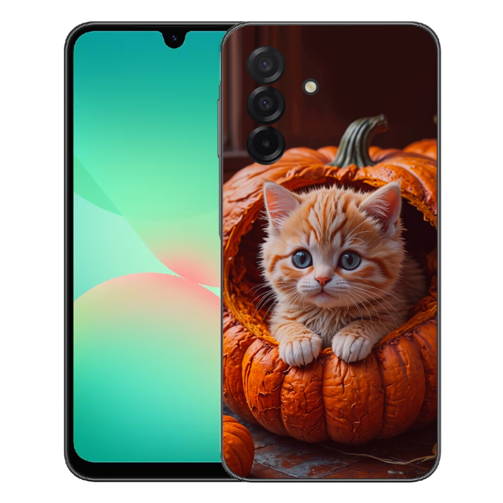 mmCase gél tok a Samsung Galaxy A27 5G-hez – cica és sütőtök 2