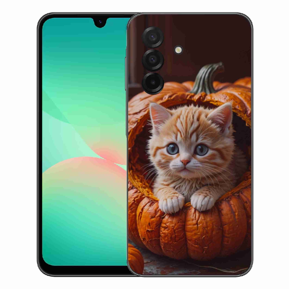 mmCase gél tok a Samsung Galaxy A27 5G-hez – cica és sütőtök 2