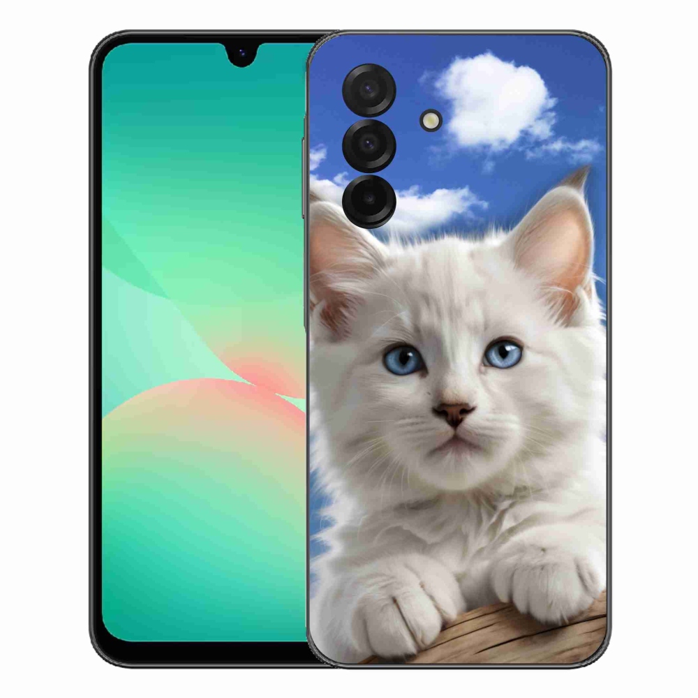 mmCase gél tok a Samsung Galaxy A27 5G-hez – cica és felhők