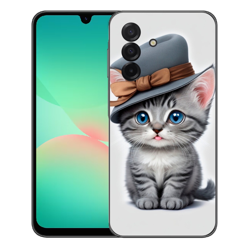 mmCase gél tok a Samsung Galaxy A27 5G-hez – kalapos cica
