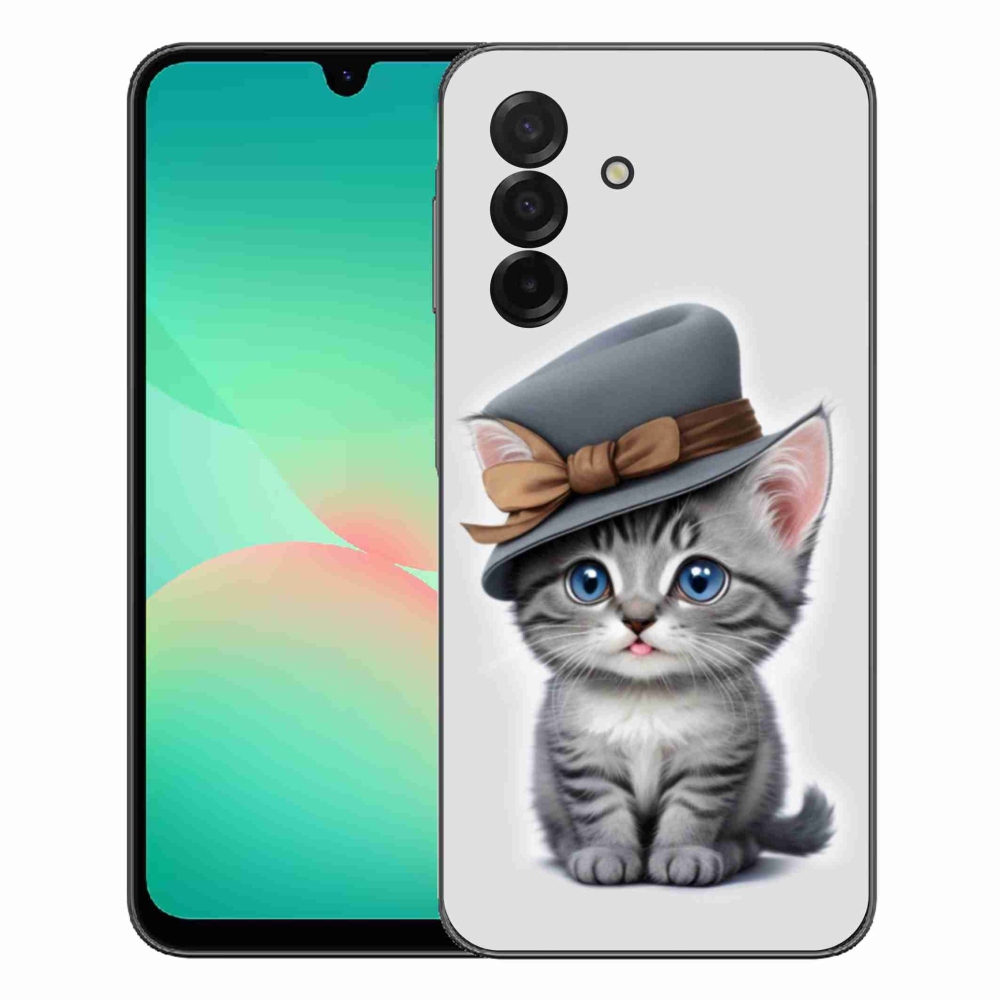 mmCase gél tok a Samsung Galaxy A27 5G-hez – kalapos cica