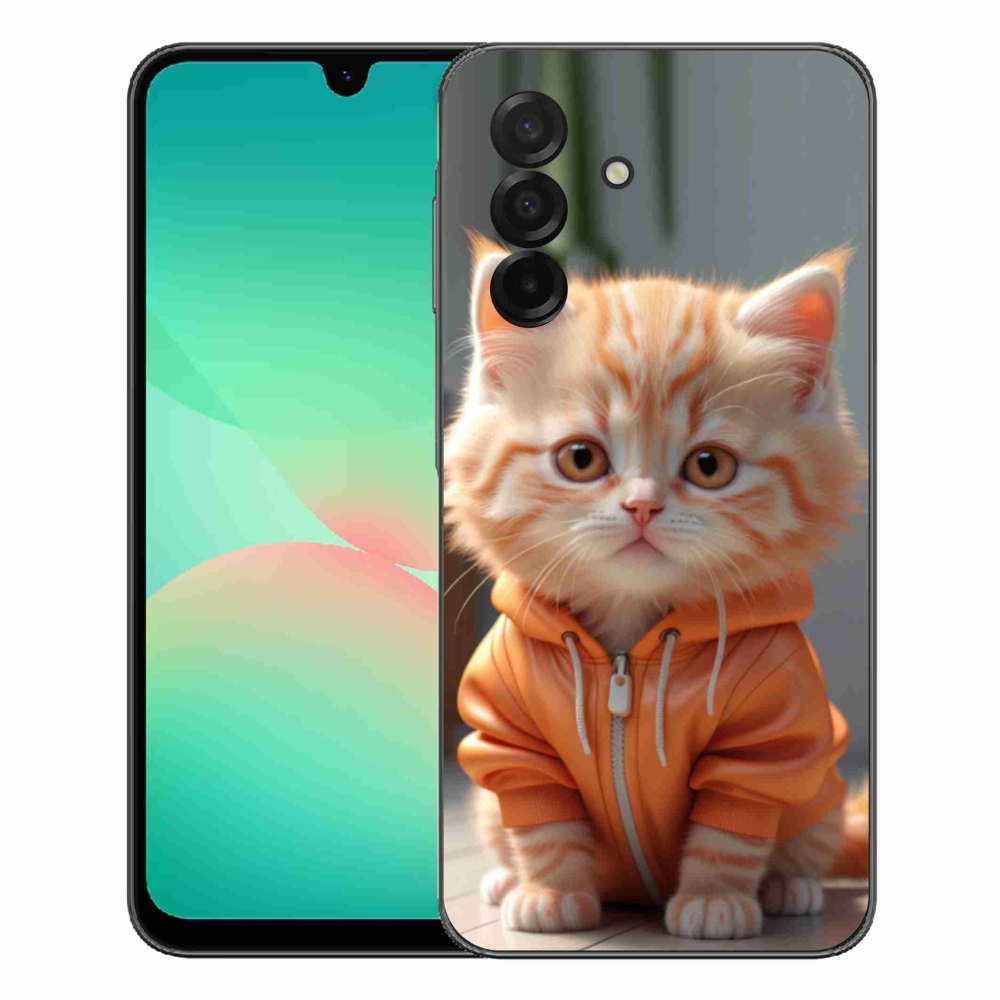 mmCase gél tok a Samsung Galaxy A27 5G-hez – pulóveres cica