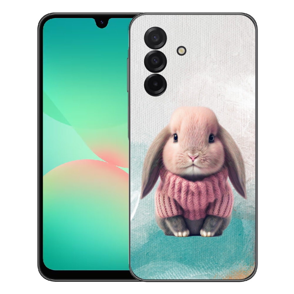 mmCase gél tok a Samsung Galaxy A27 5G-hez – pulóveres nyuszi