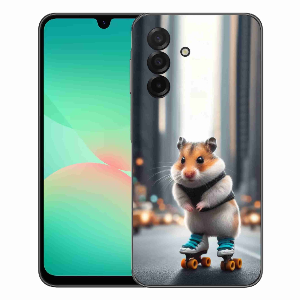 mmCase gélhuzat a Samsung Galaxy A27 5G-hez – görkorcsolyás hörcsög