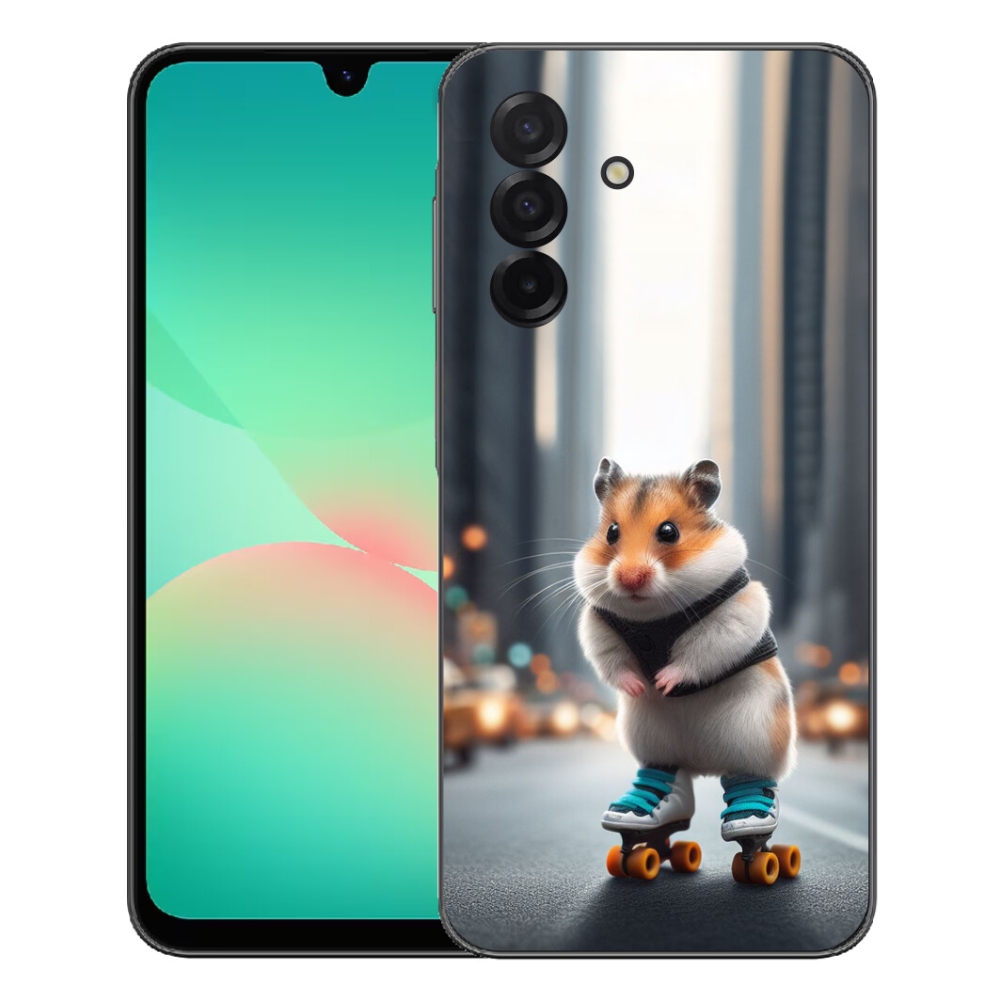 mmCase gélhuzat a Samsung Galaxy A27 5G-hez – görkorcsolyás hörcsög