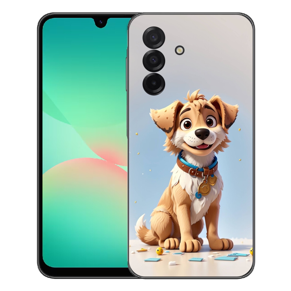 mmCase gél tok a Samsung Galaxy A27 5G-hez – rajzolt kiskutya
