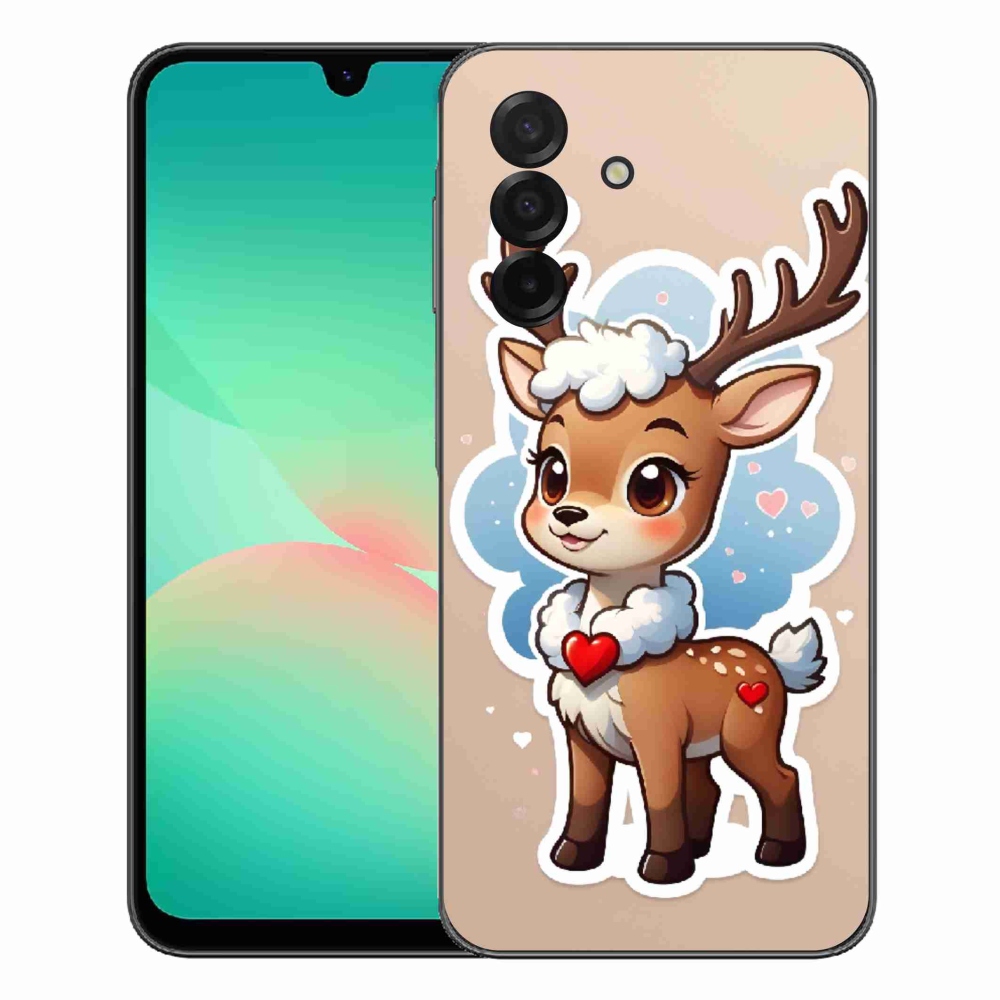 mmCase gél tok a Samsung Galaxy A27 5G-hez – rajzolt rénszarvas