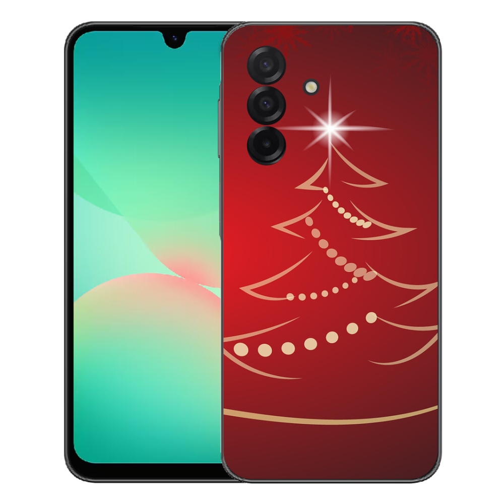 Gél borítás mmCase Samsung Galaxy A27 5G - karácsonyfa karikatúra