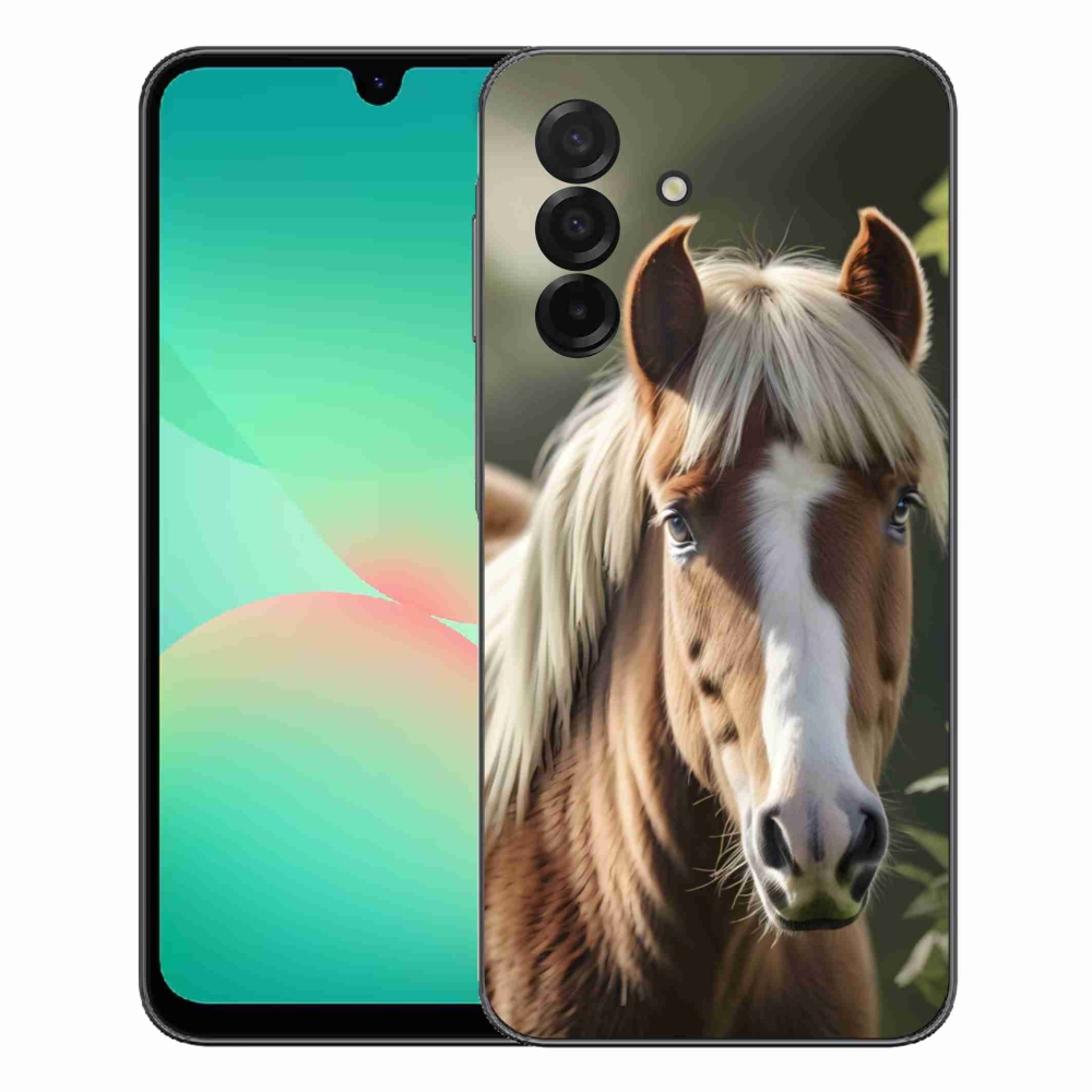 mmCase gél tok a Samsung Galaxy A27 5G-hez – világos sörényű ló