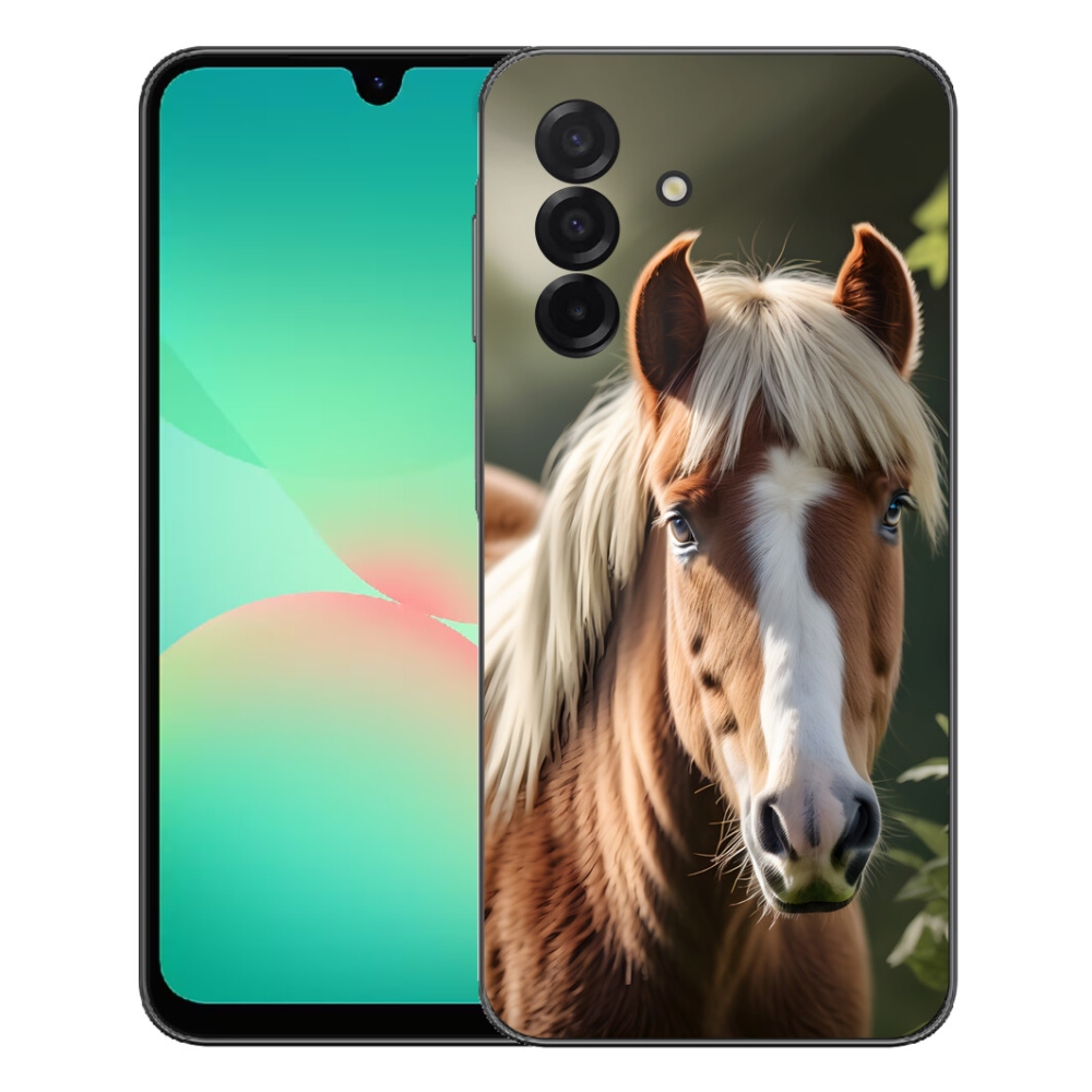 mmCase gél tok a Samsung Galaxy A27 5G-hez – világos sörényű ló