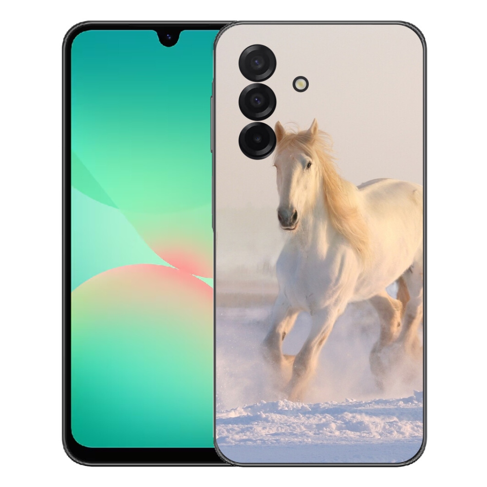 Zselés borítás mmCase Samsung Galaxy A27 5G - ló a hóban