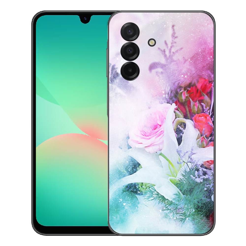 Gél borítás mmCase Samsung Galaxy A27 5G - virágok 4