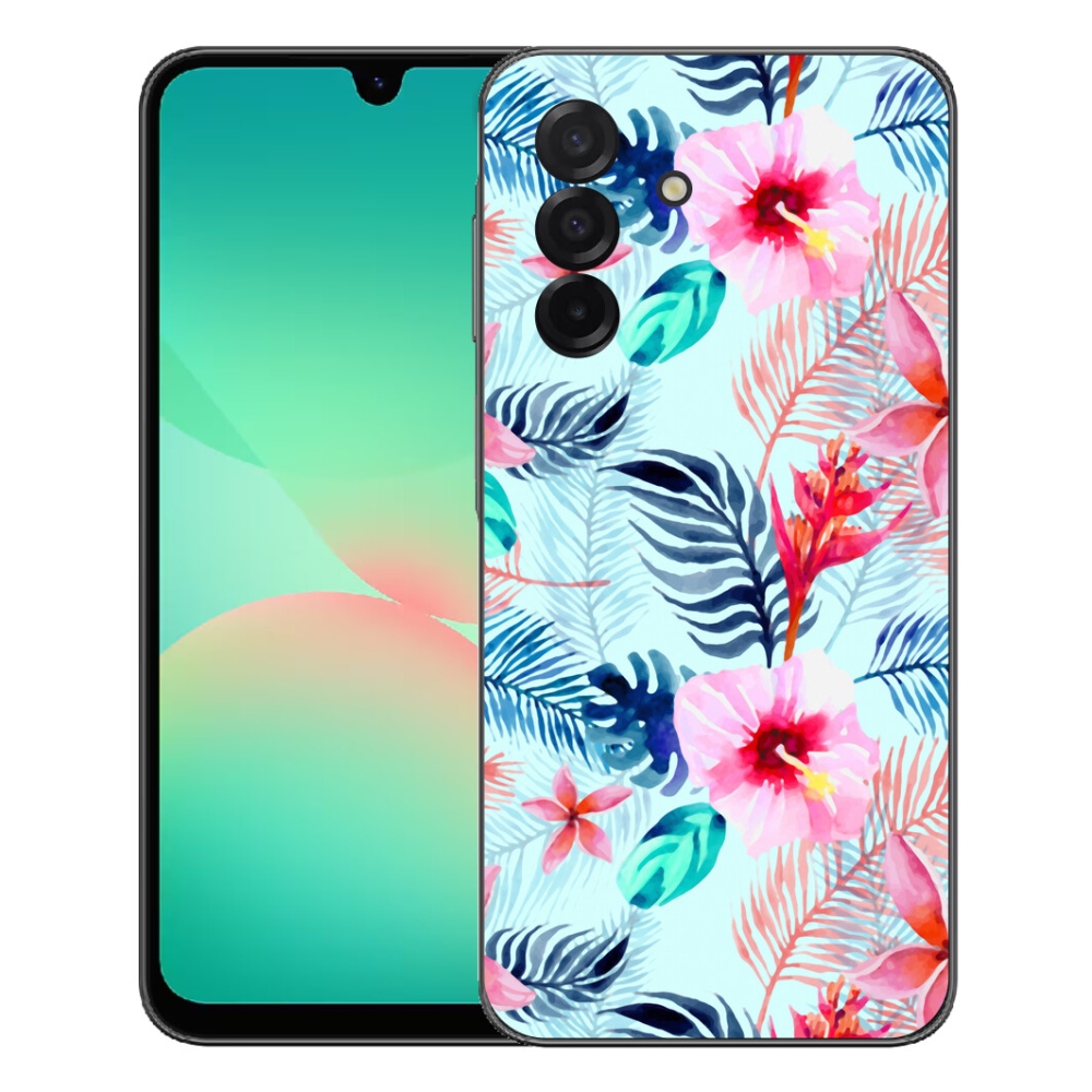 Zselés borítás mmCase Samsung Galaxy A27 5G - virágok