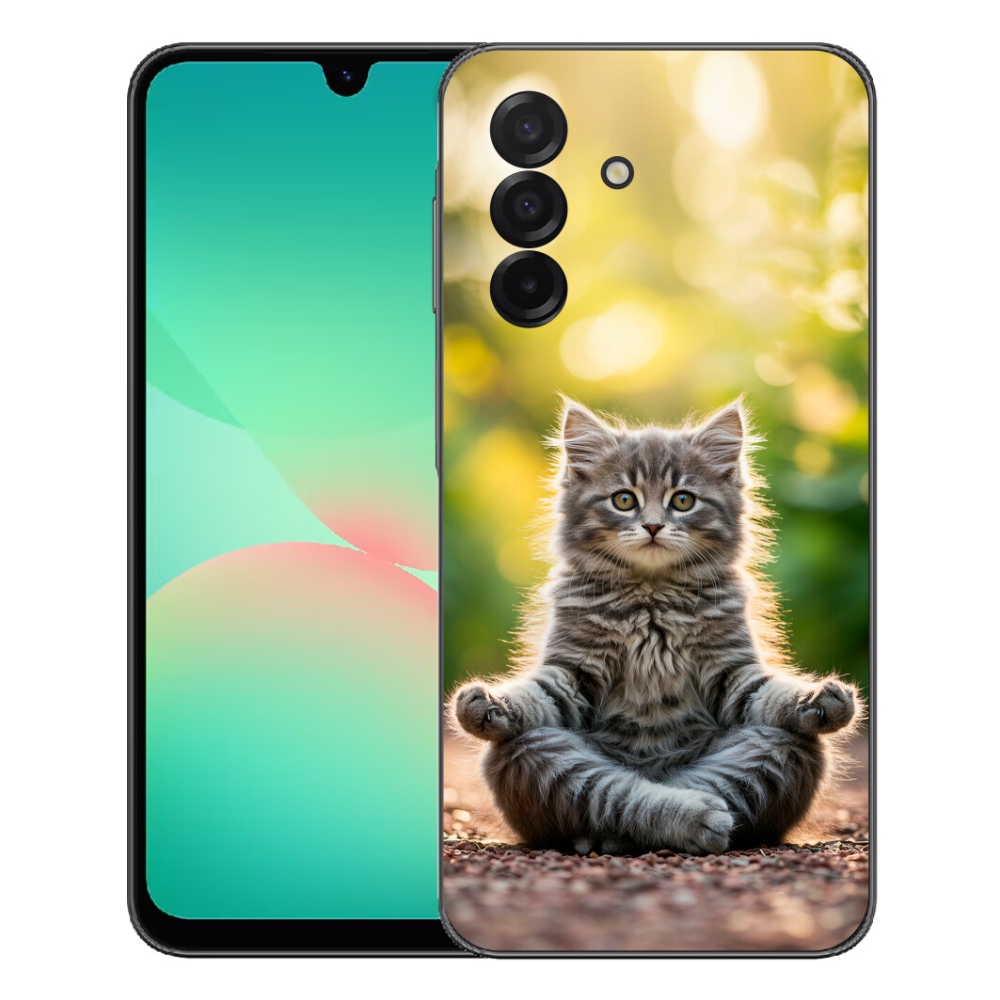 mmCase gél tok a Samsung Galaxy A27 5G-hez – meditáló cica