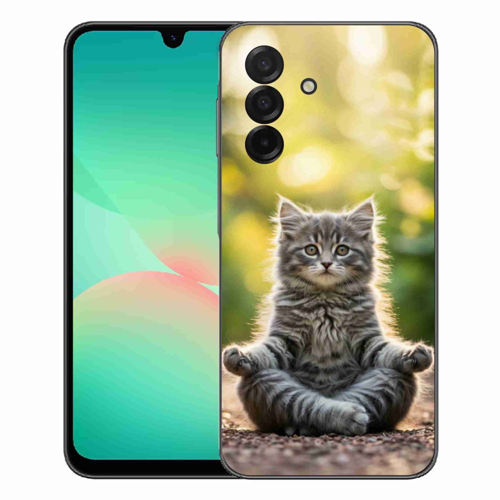 mmCase gél tok a Samsung Galaxy A27 5G-hez – meditáló cica