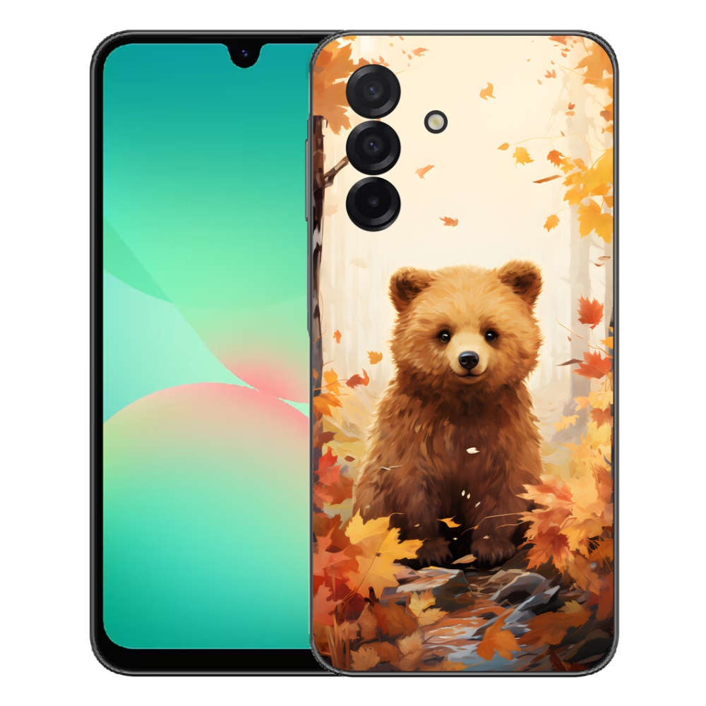 mmCase gél tok a Samsung Galaxy A27 5G-hez – medve az erdőben