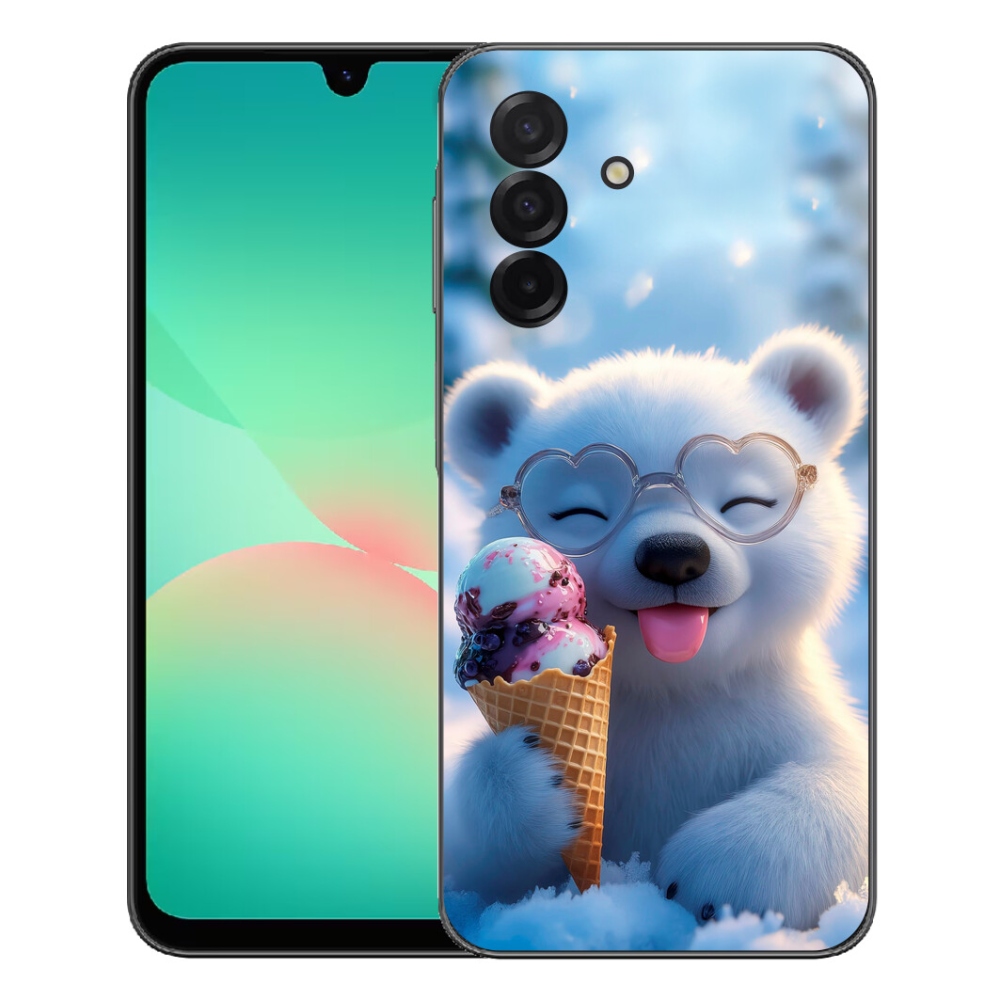 mmCase gél tok a Samsung Galaxy A27 5G-hez – mackó fagylalttal