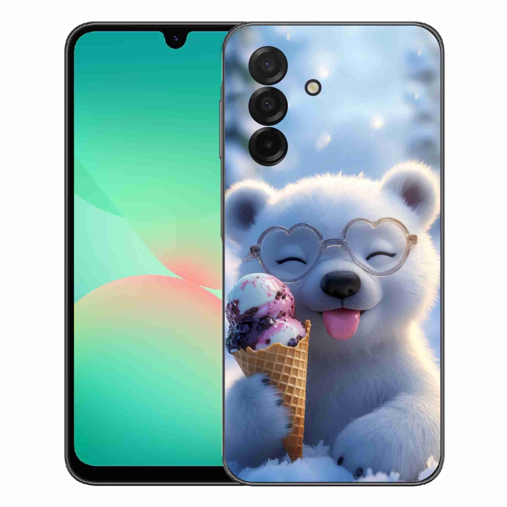 mmCase gél tok a Samsung Galaxy A27 5G-hez – mackó fagylalttal