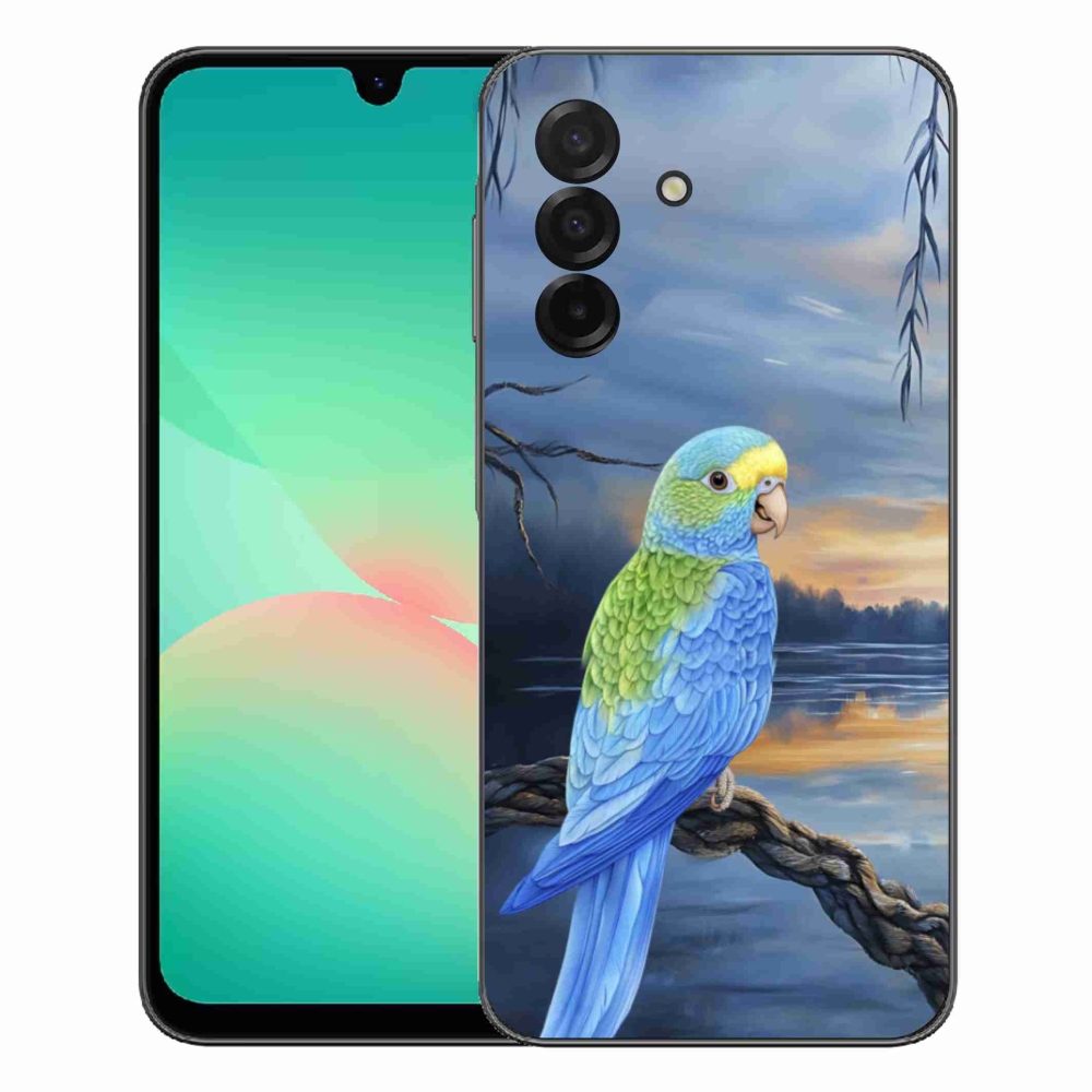 mmCase gélhuzat a Samsung Galaxy A27 5G-hez – kék papagáj