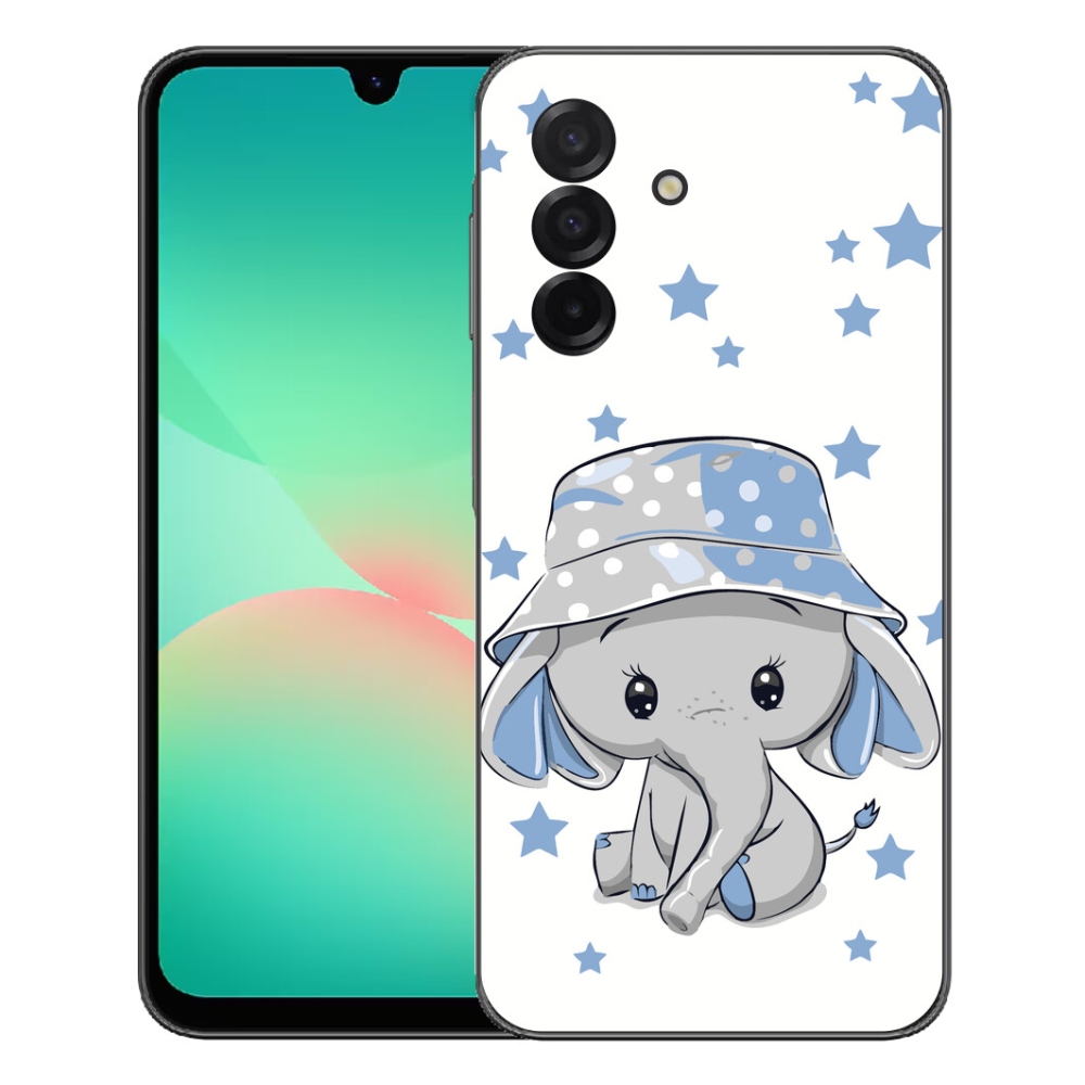 Zselés borítás mmCase Samsung Galaxy A27 5G - kék elefánthoz