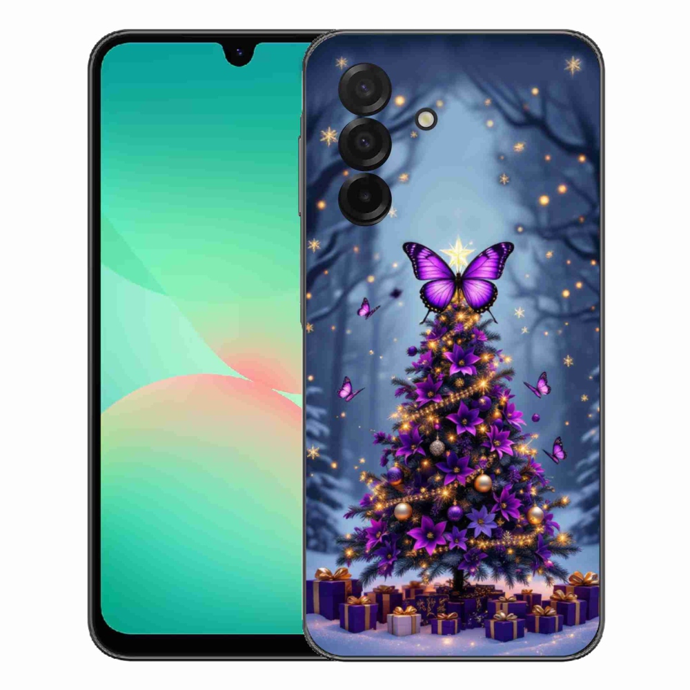 mmCase gél tok a Samsung Galaxy A27 5G-hez – pillangós karácsonyfa