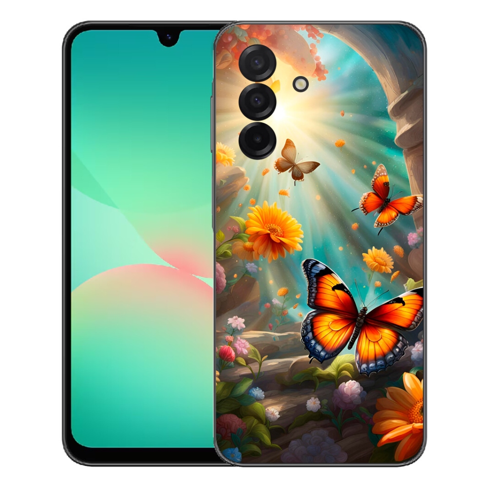 mmCase gélhuzat a Samsung Galaxy A27 5G-hez – Pillangókert 2