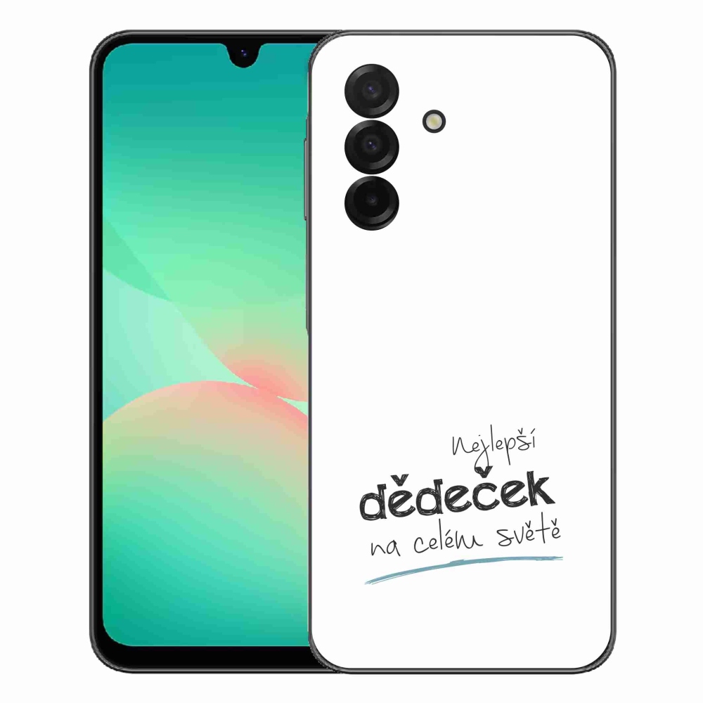mmCase gél tok a Samsung Galaxy A27 5G-hez – a legjobb nagypapa 3 fehér háttérrel