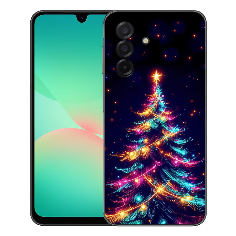 mmCase gél tok a Samsung Galaxy A27 5G-hez – neon karácsonyfa