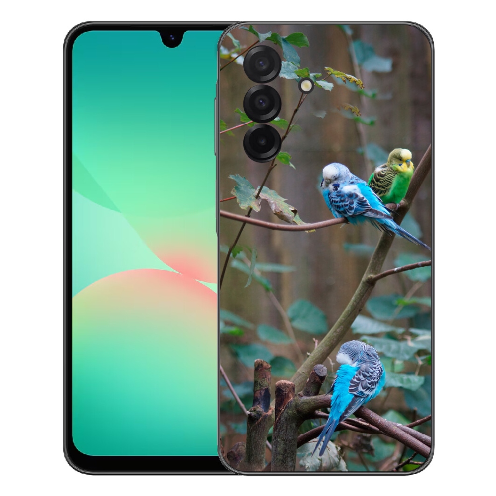 mmCase gél tok a Samsung Galaxy A27 5G-hez – papagájok az ágon