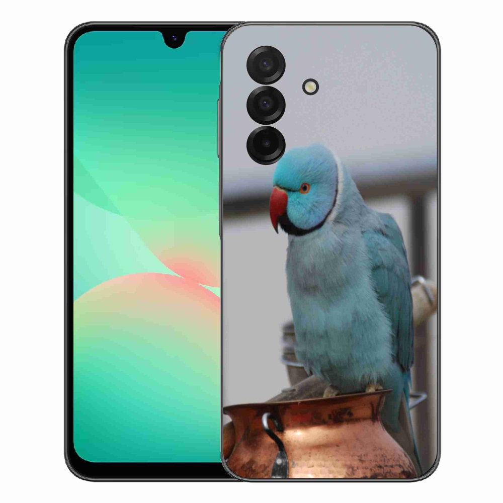 mmCase gél tok a Samsung Galaxy A27 5G-hez – kék alexandri papagáj