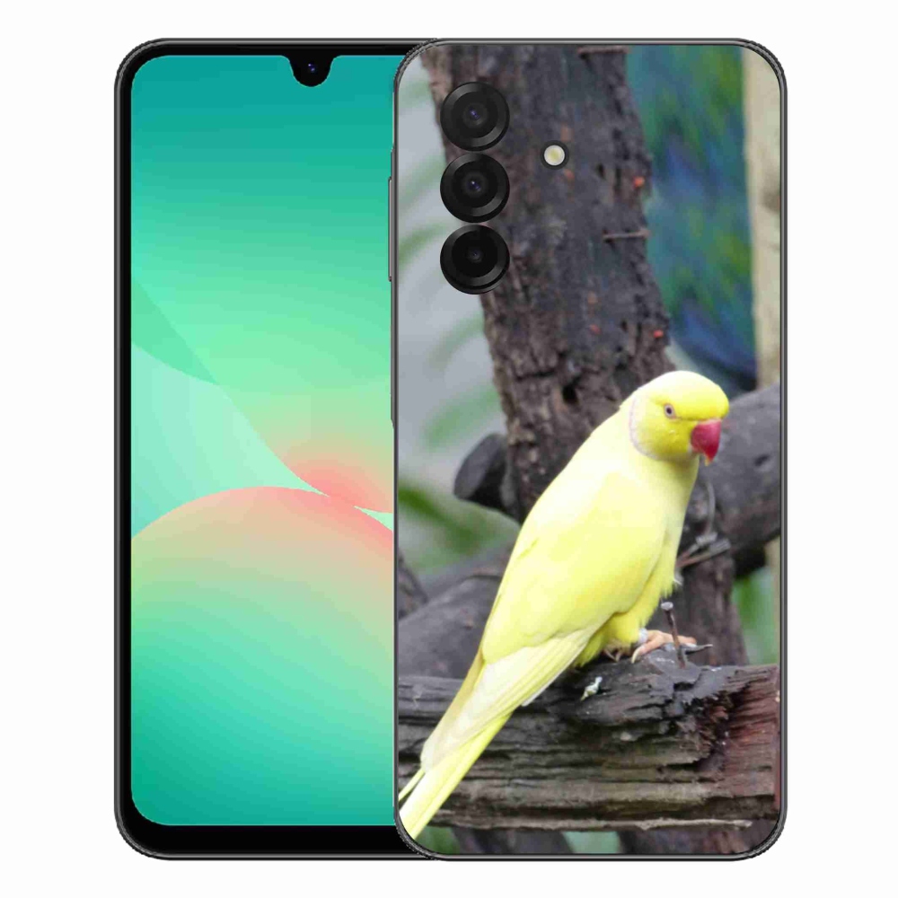 mmCase gél tok a Samsung Galaxy A27 5G-hez – sárga alexandri papagáj