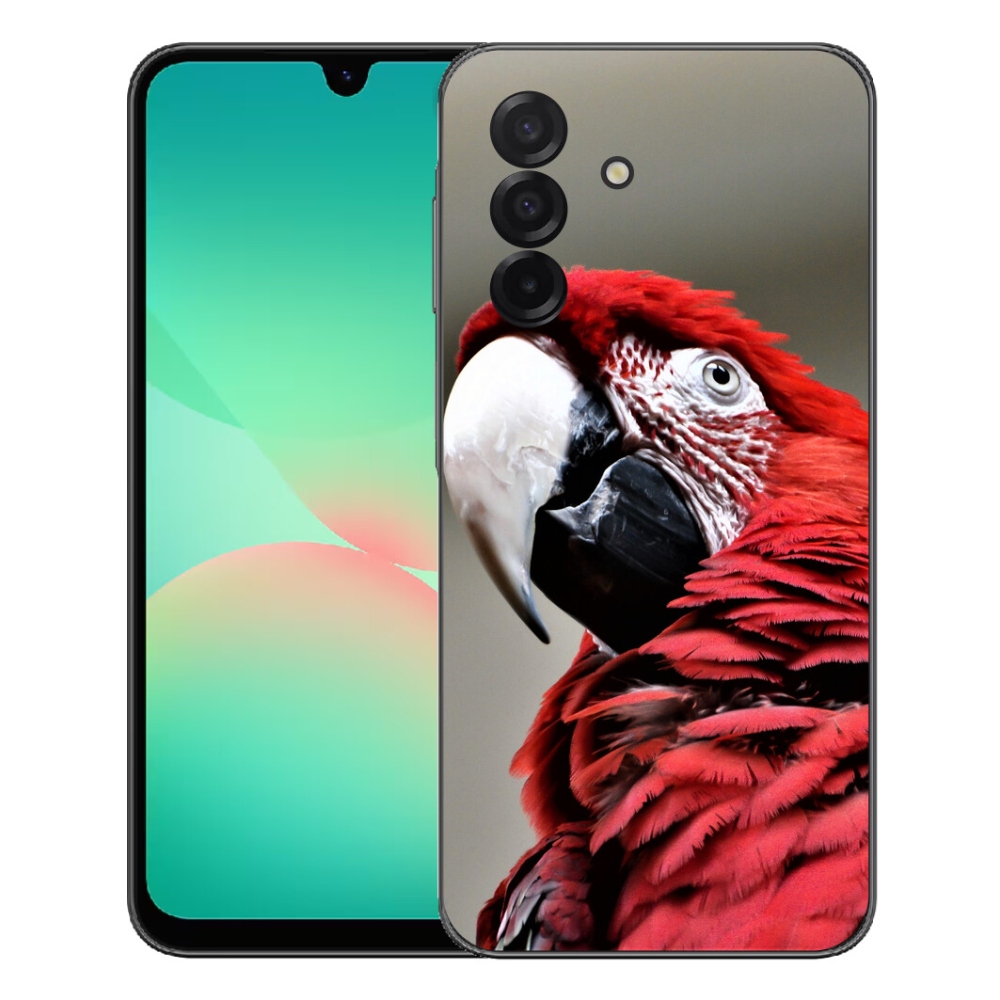 Zselés borítás mmCase Samsung Galaxy A27 5G - papagáj ara piros