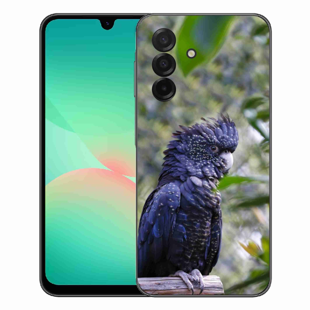 mmCase gél tok a Samsung Galaxy A27 5G-hez – fekete kakadu papagáj