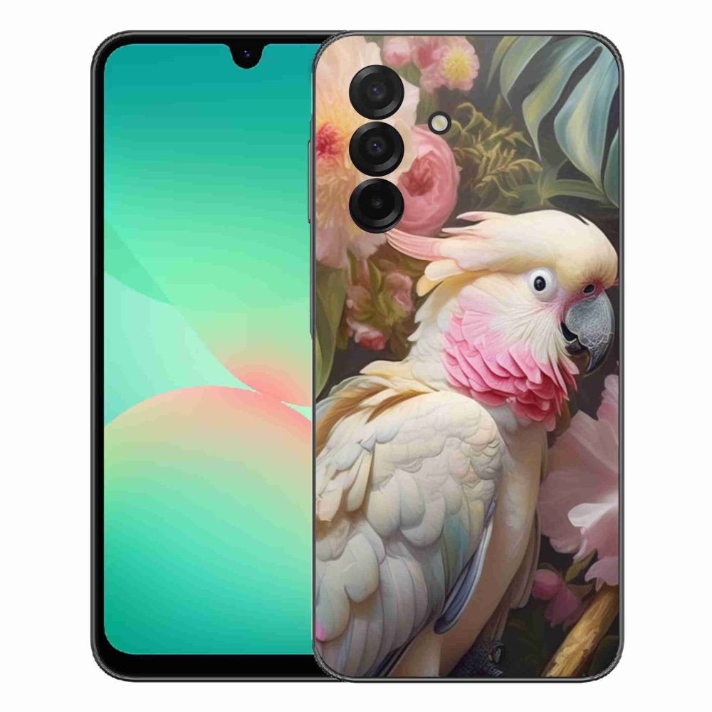 mmCase gél tok a Samsung Galaxy A27 5G-hez – rózsaszín kakadu papagáj 2