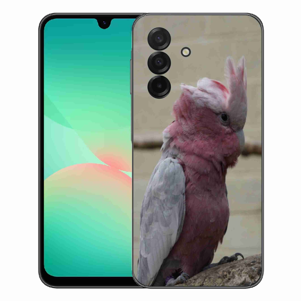 mmCase gél tok a Samsung Galaxy A27 5G-hez – rózsaszín kakadu papagáj