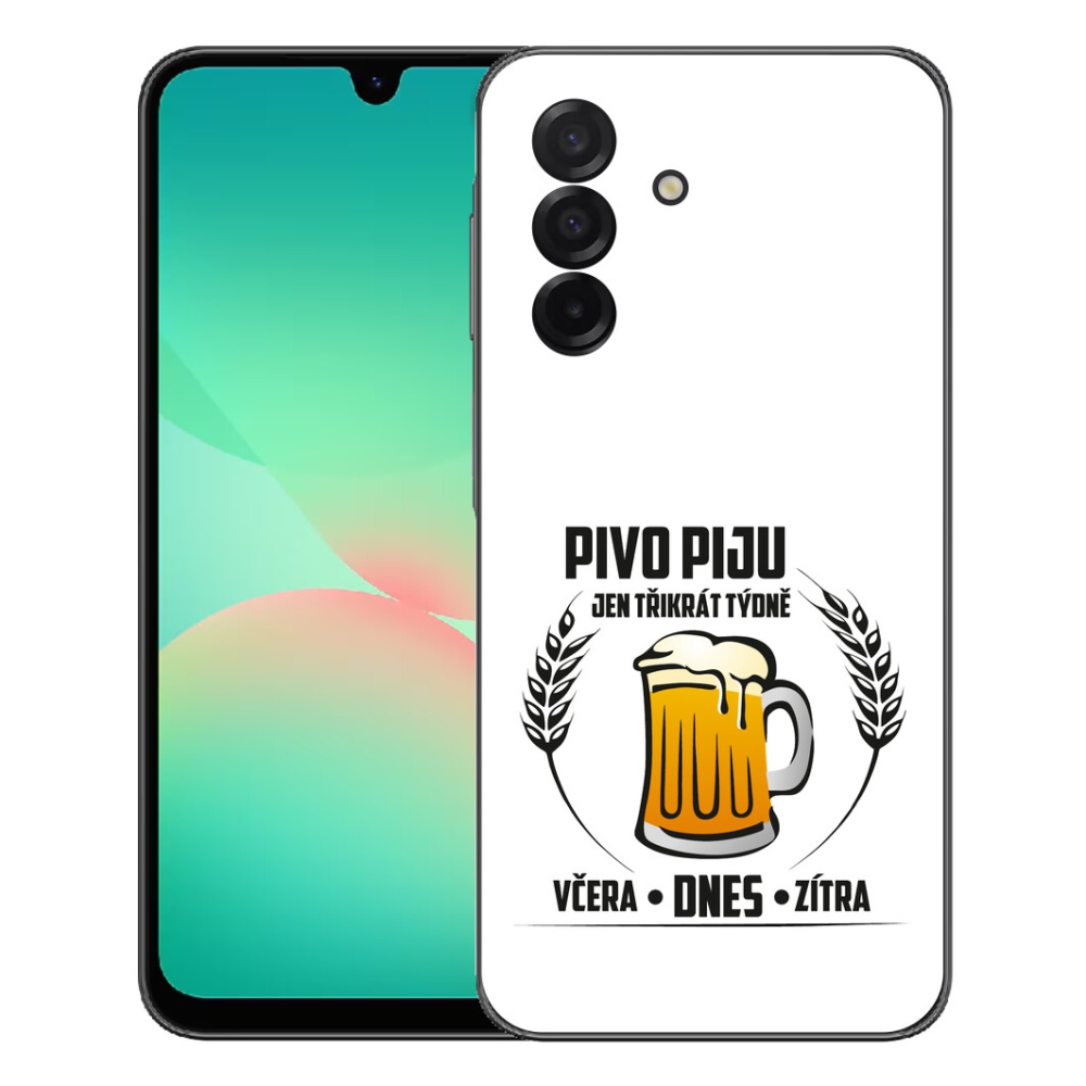 mmCase gél tok a Samsung Galaxy A27 5G-hez – sörös motívum, fehér háttér