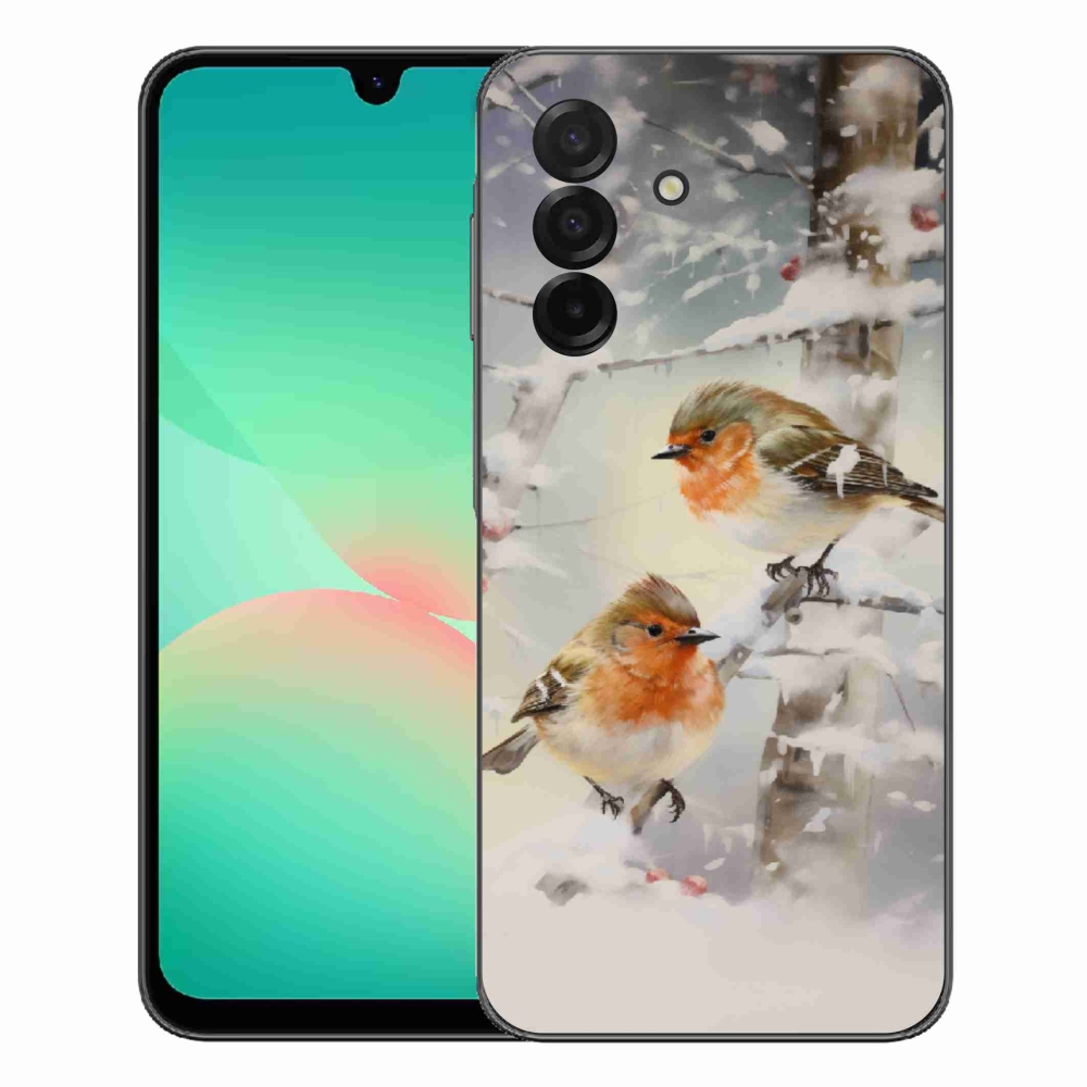 mmCase gél tok a Samsung Galaxy A27 5G-hez – madarak télen