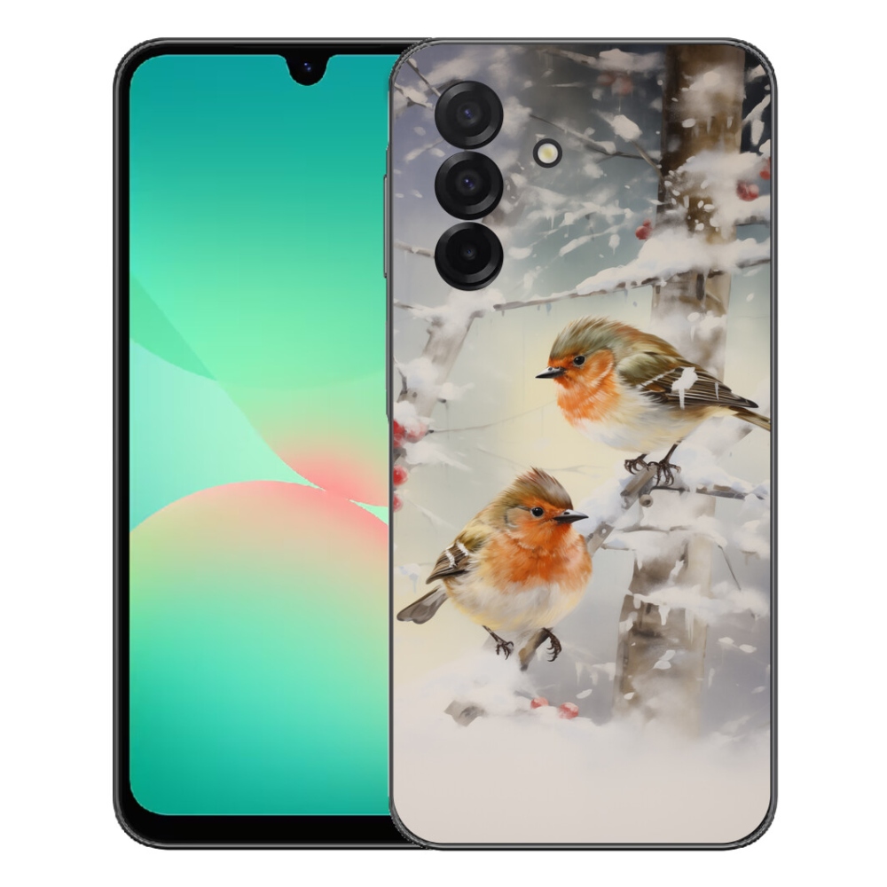 mmCase gél tok a Samsung Galaxy A27 5G-hez – madarak télen