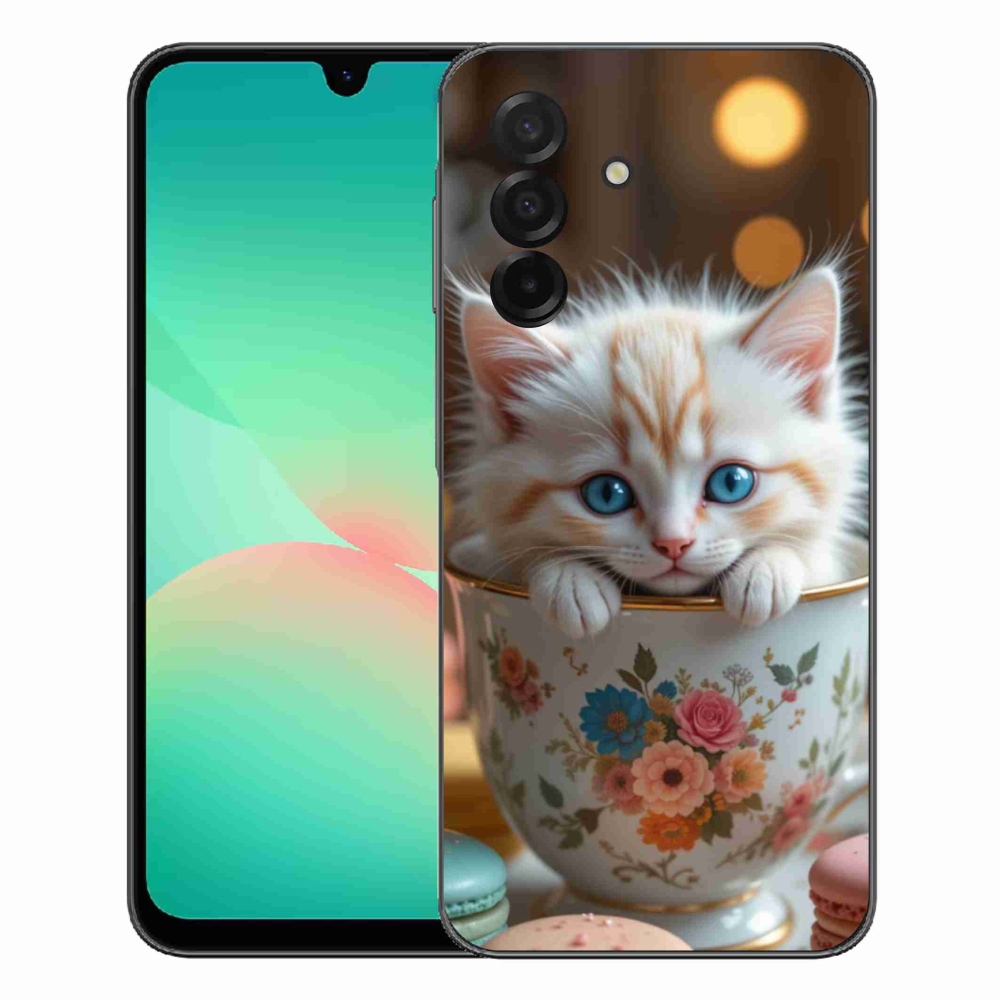 mmCase gél tok a Samsung Galaxy A27 5G-hez – aranyos cica 6