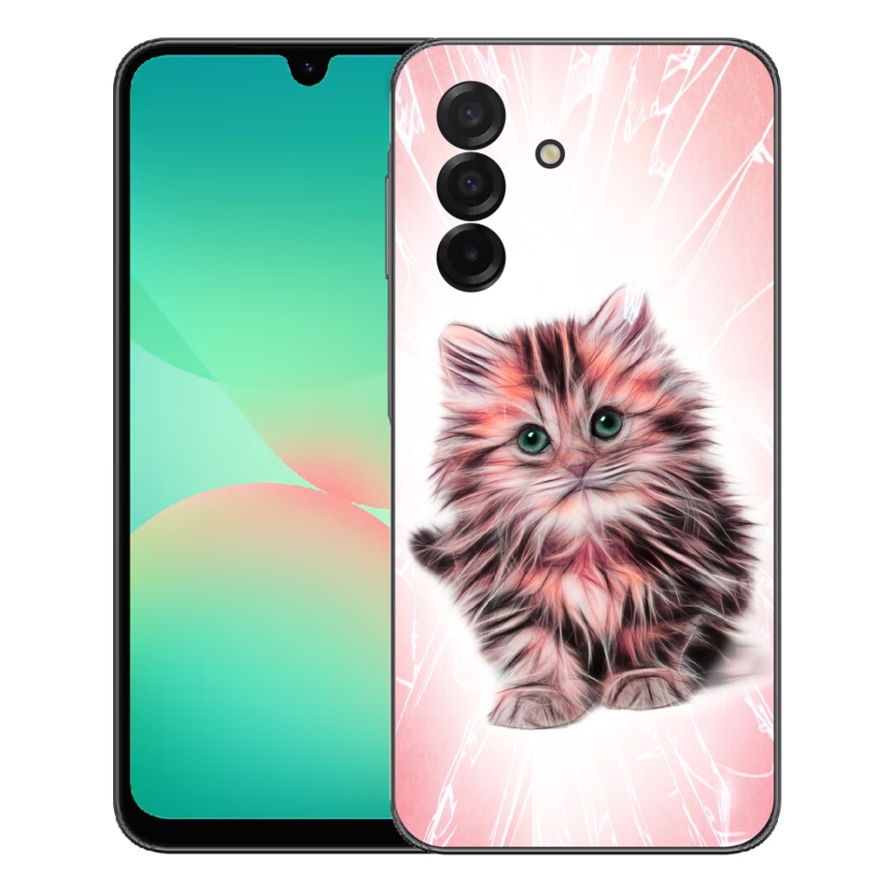 Gél borítás mmCase Samsung Galaxy A27 5G - aranyos cica - Samsung Galaxy A27 5G számára