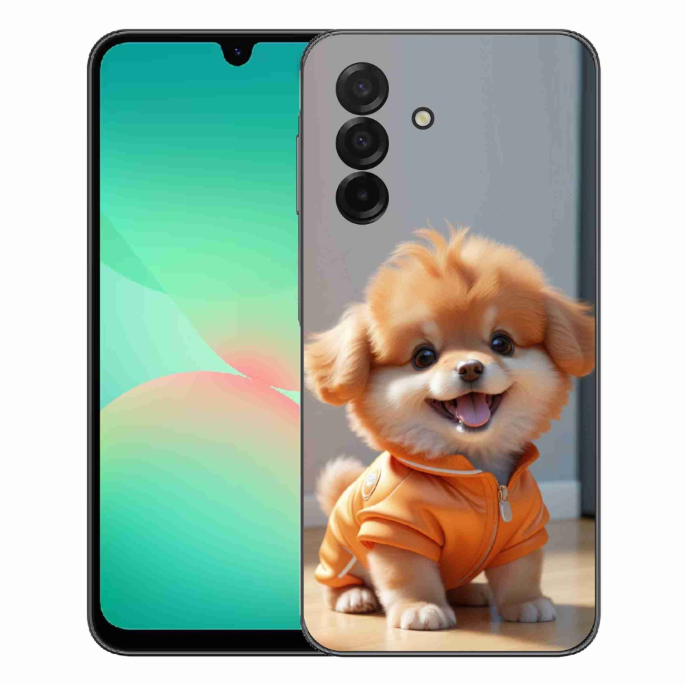 mmCase gél tok a Samsung Galaxy A27 5G-hez – aranyos pomerániai pulóverben