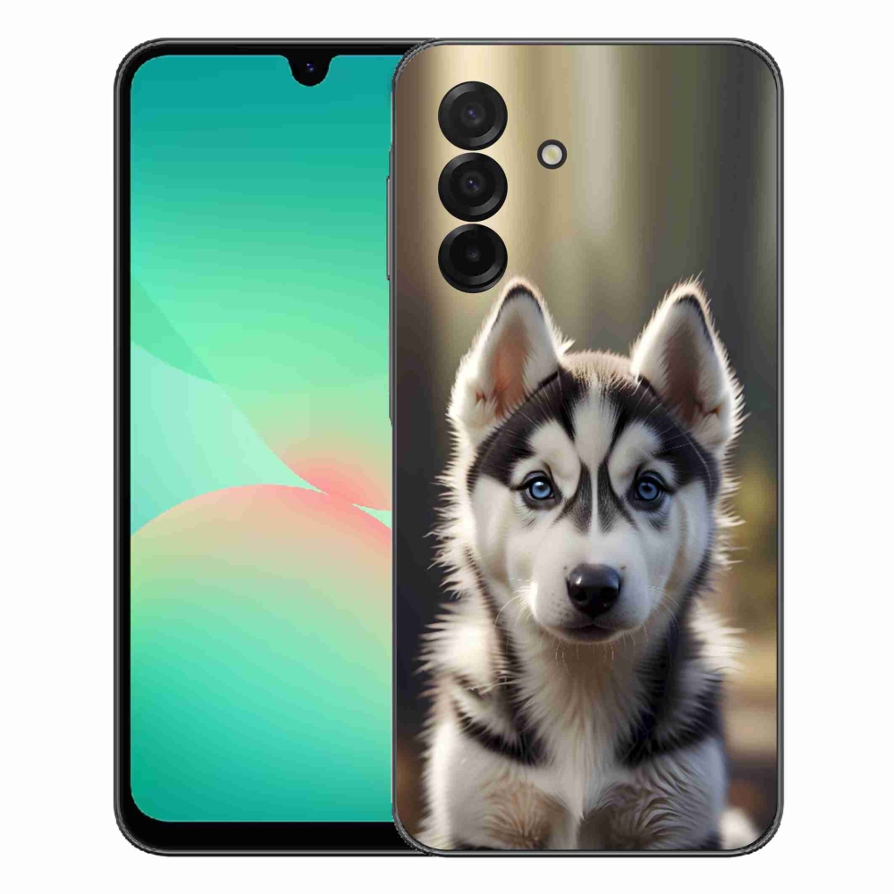 mmCase gél tok a Samsung Galaxy A27 5G-hez – aranyos szibériai husky