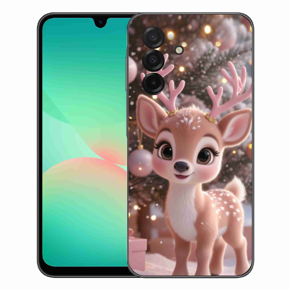 mmCase gél tok a Samsung Galaxy A27 5G-hez – aranyos rénszarvas