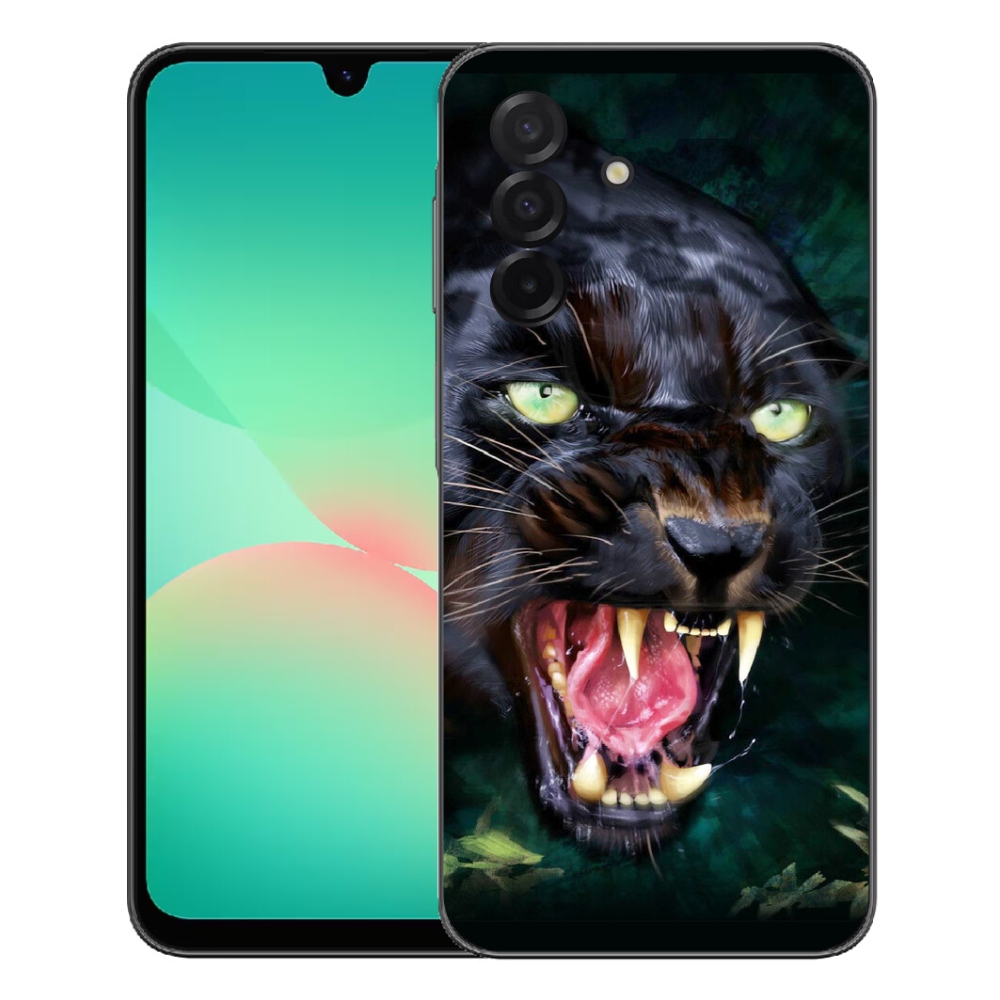 Gél borító mmCase Samsung Galaxy A27 5G - dühös fekete párduchoz