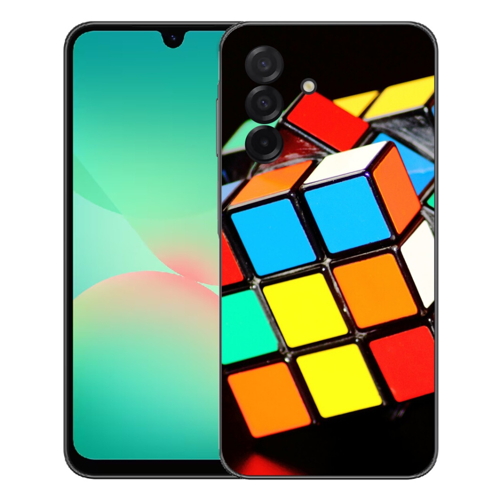 Gél borítás mmCase Samsung Galaxy A27 5G - Rubik-kocka számára