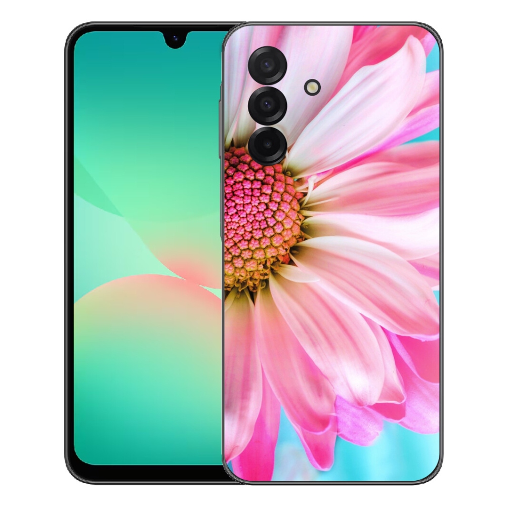 Gél védőhuzat mmCase Samsung Galaxy A27 5G - rózsaszín virág